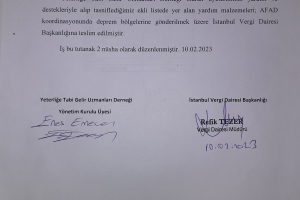 Deprem Bölgelerine Yönelik Yardım Kampanyası Organize Edildi