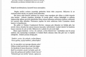 Şehitlerimizi Anmak İçin Basın Açıklaması Yapıldı